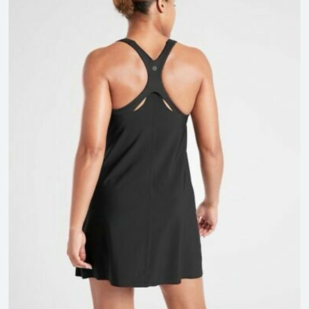 Athleta Medium Black 2 in 1 Ultimate Support Dress- Performance Athleisure - Picture 2 of 8